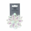 Galaxy Bow On Header Iridescent White 75mm - 1pk