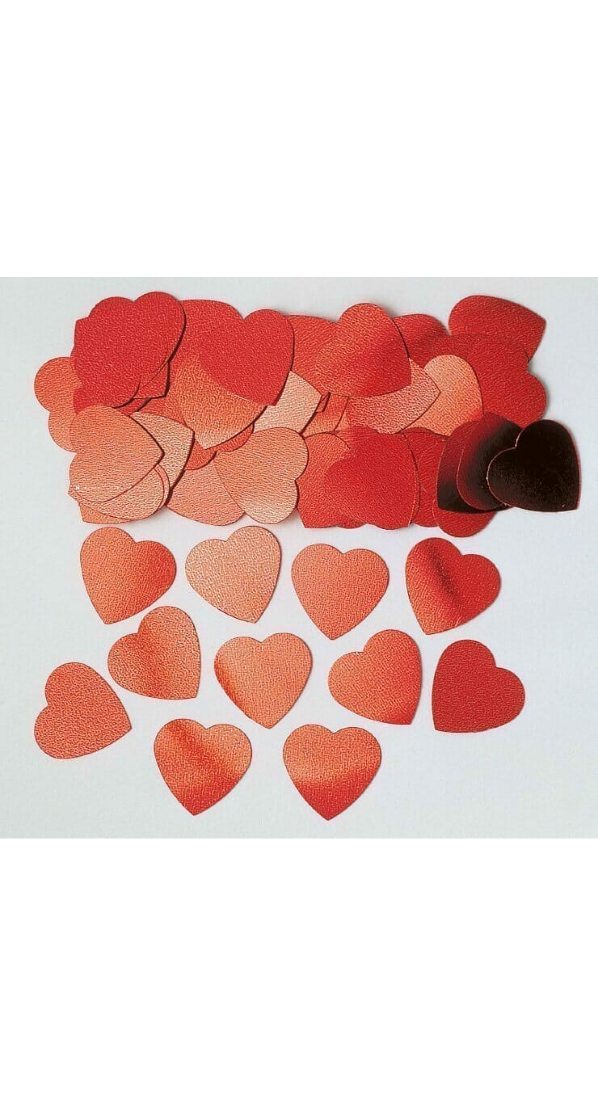 Confetti Red Jumbo Hearts - 14g