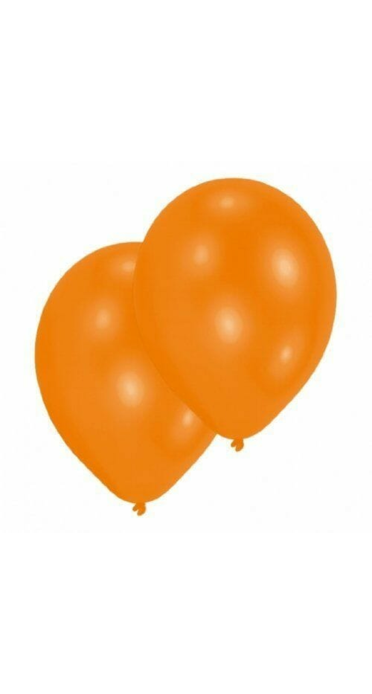 Metallic Orange Latex Balloons 11" - 10pk