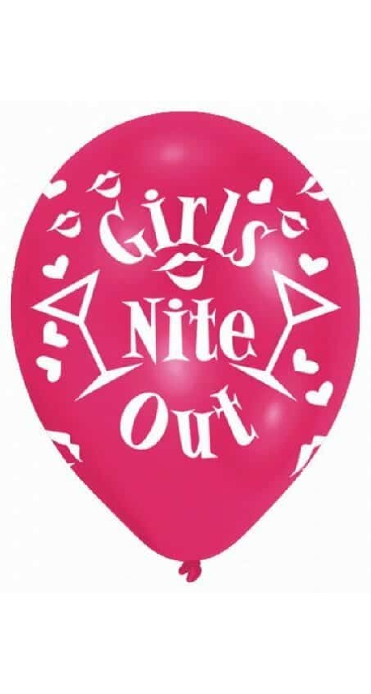 Latex Balloons Girls Night Out 11" - 6pk