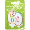 Candle Number 60 - 8cm x 6.5cm