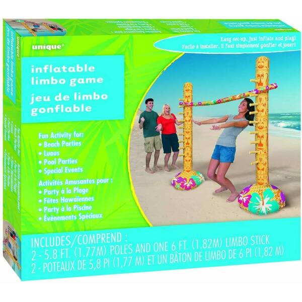 Inflatable Hawaiian Limbo Game - 175cm x 183cm