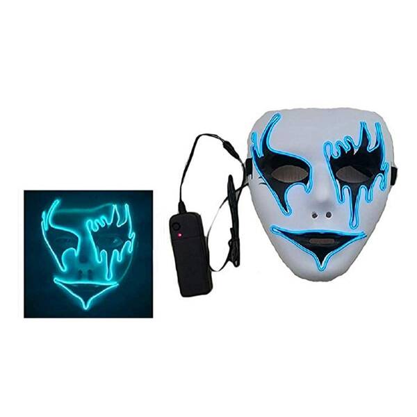 Halloween LED Light Up Mask - Adult One Size