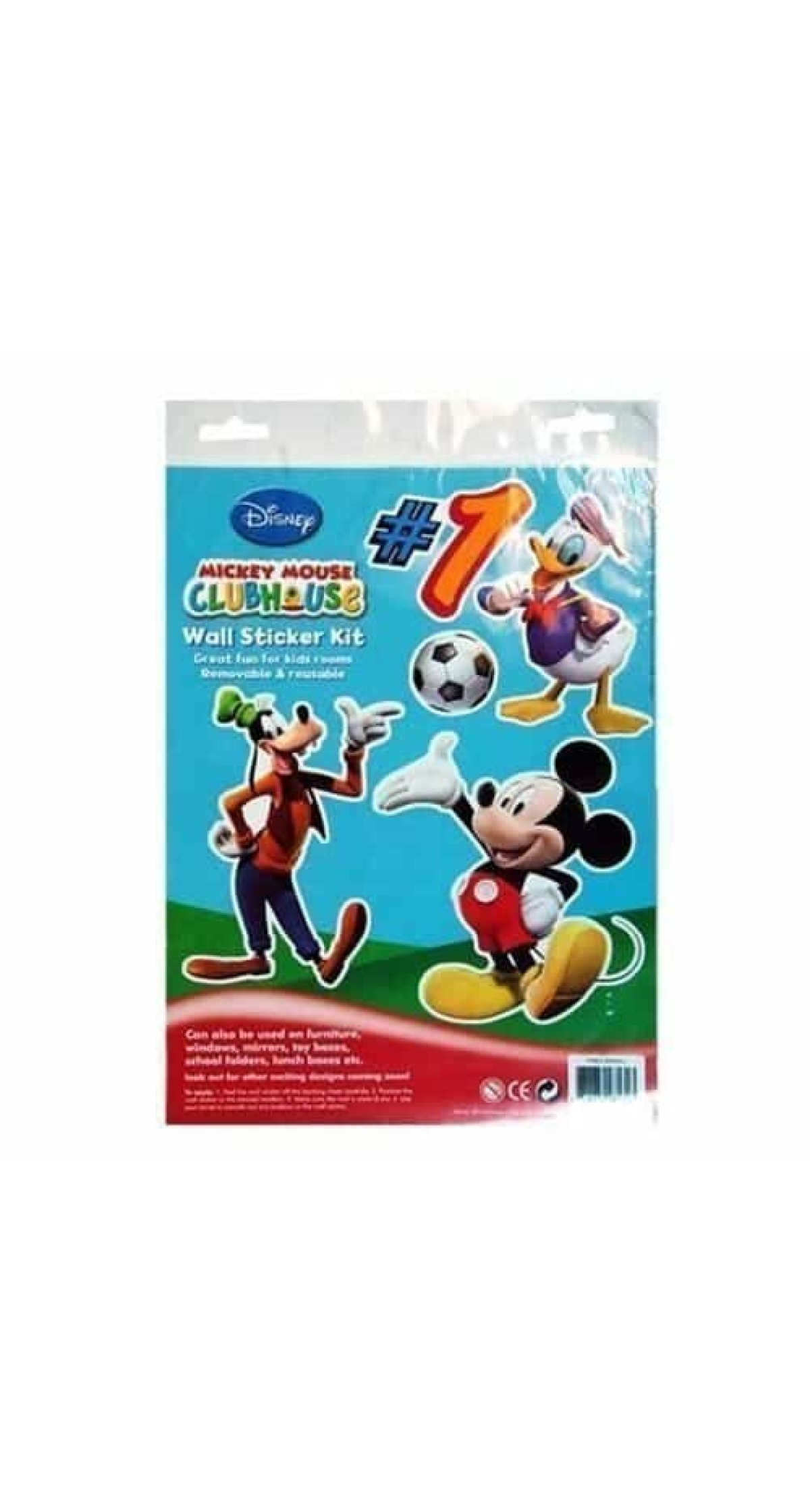 Mickey Mouse Clubhouse Wall Sticker Kit - 7 Stickers