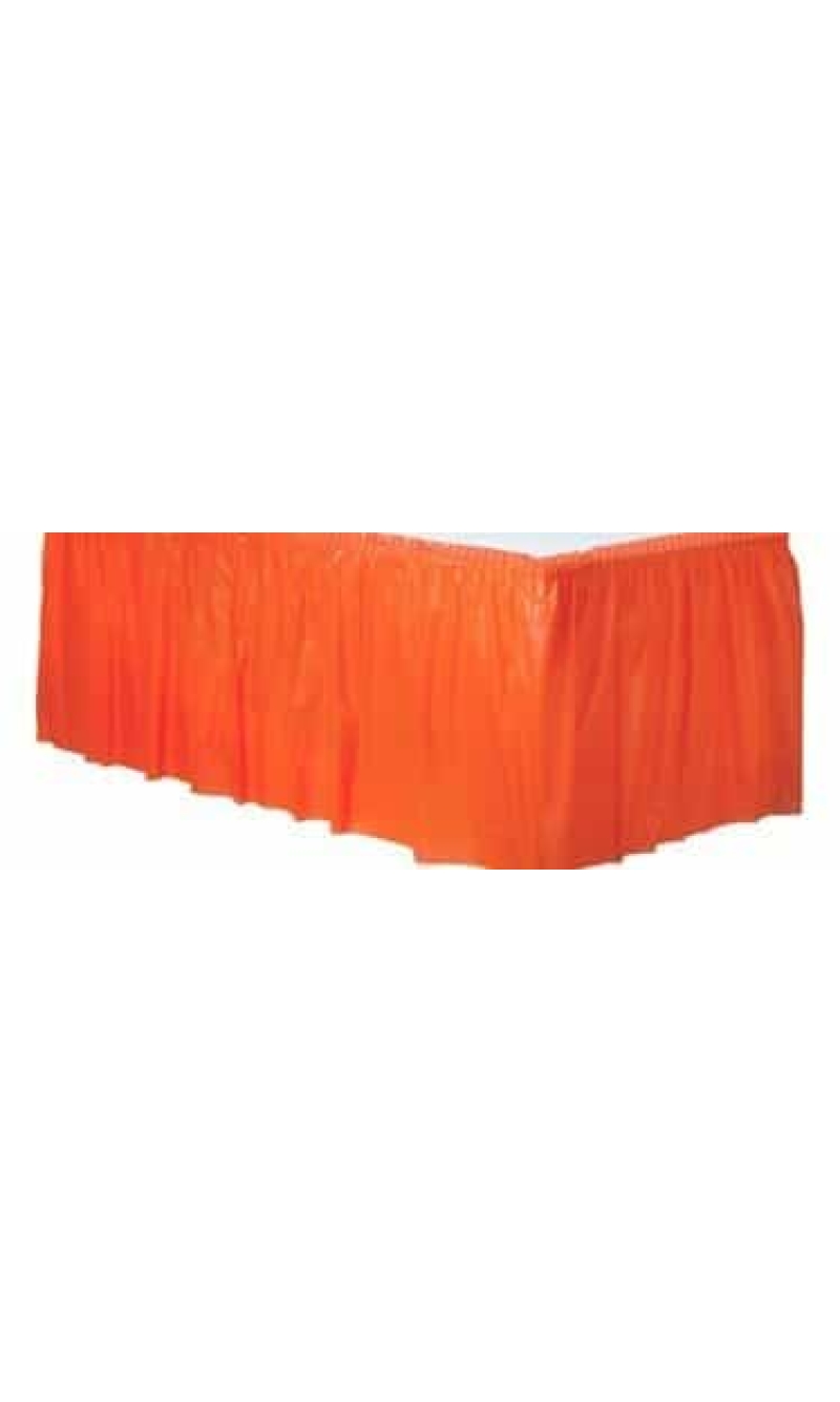 Orange Peel - Plastic Table Skirt 426 x 73cm