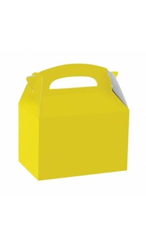 Sunshine Yellow Party Boxes - 20cm x 15cm x 9.5cm
