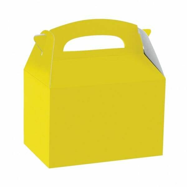 Sunshine Yellow Party Boxes - 20cm x 15cm x 9.5cm