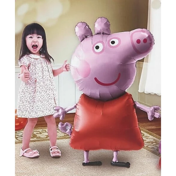 Peppa Pig Airwalker Foil Balloon - 91cm x 121cm