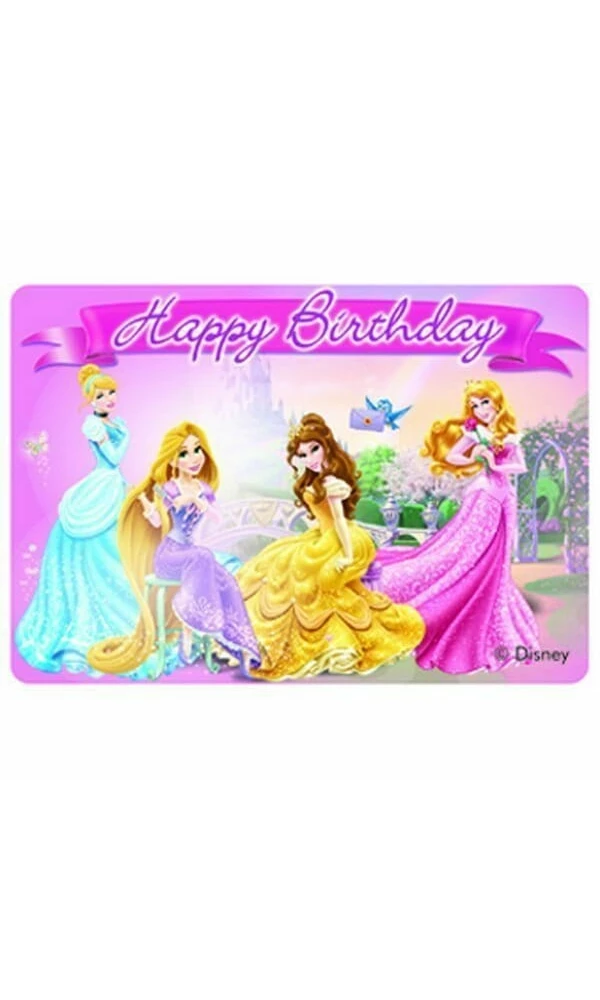 Disney Princess  "Happy Birthday" Décor Candle - 1pk