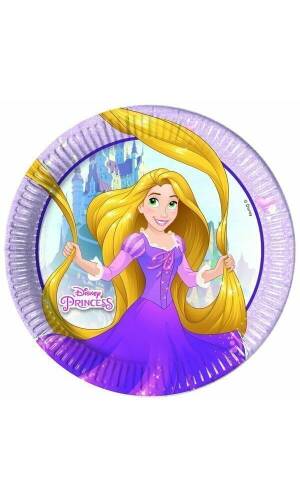 Princess Heartstrong Paper Plates Large 23cm (3 mixed designs)  - 8pk