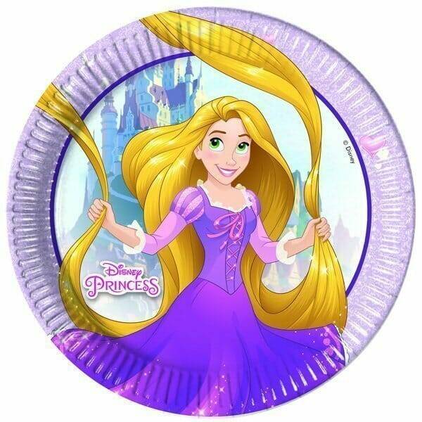 Princess Heartstrong Paper Plates Large 23cm (3 mixed designs)  - 8pk