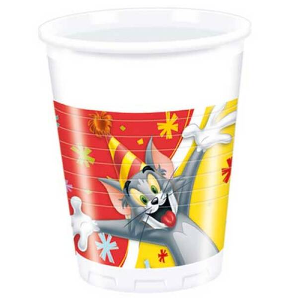 Tom & Jerry Party Cups 200ml - 8pk