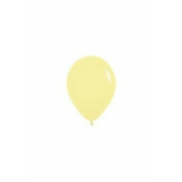 Pastel - Yellow Latex Balloon - (5" / 12cm)