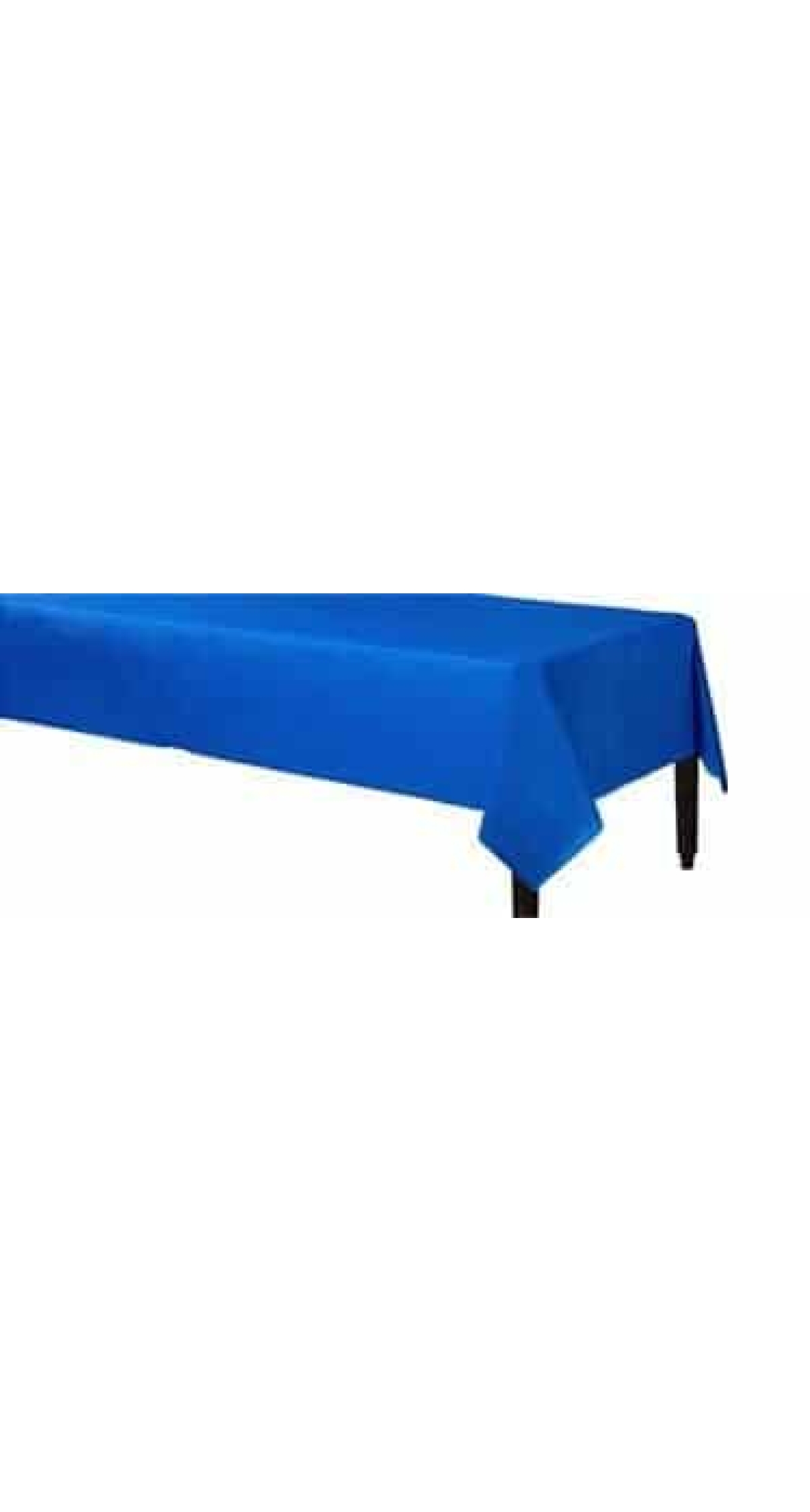 Navy Flag Blue - Plastic Table Cover 137 x 274cm