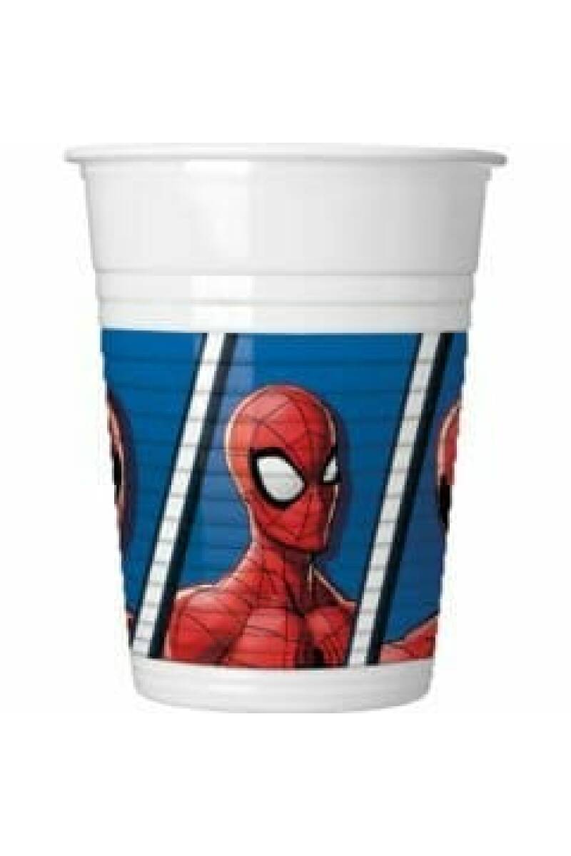 Spiderman Team Up Plastic Cups 200 ml  - 8pk