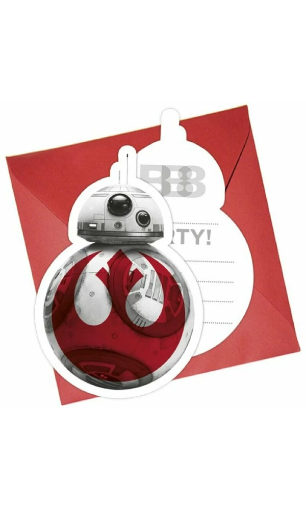 Star Wars Final Battle Die-cut Invitations & Envelopes - 6pk
