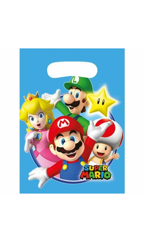 Super Mario Party Bags - 8pk