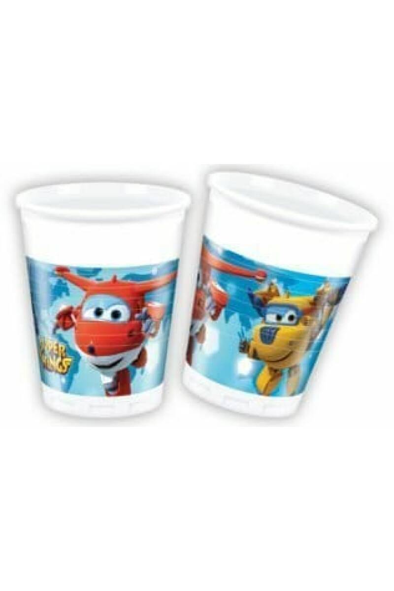 Super Wings Plastic Cups 200 ml  - 8pk