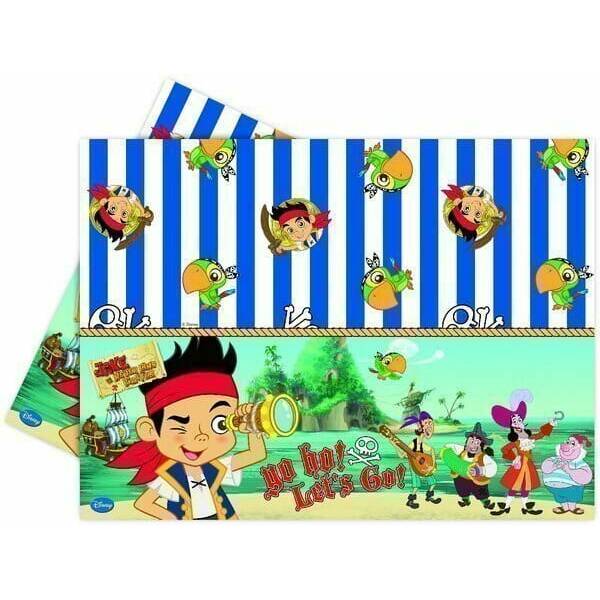 Captain Jake Plastic Tablecover 120x180cm - 1pk