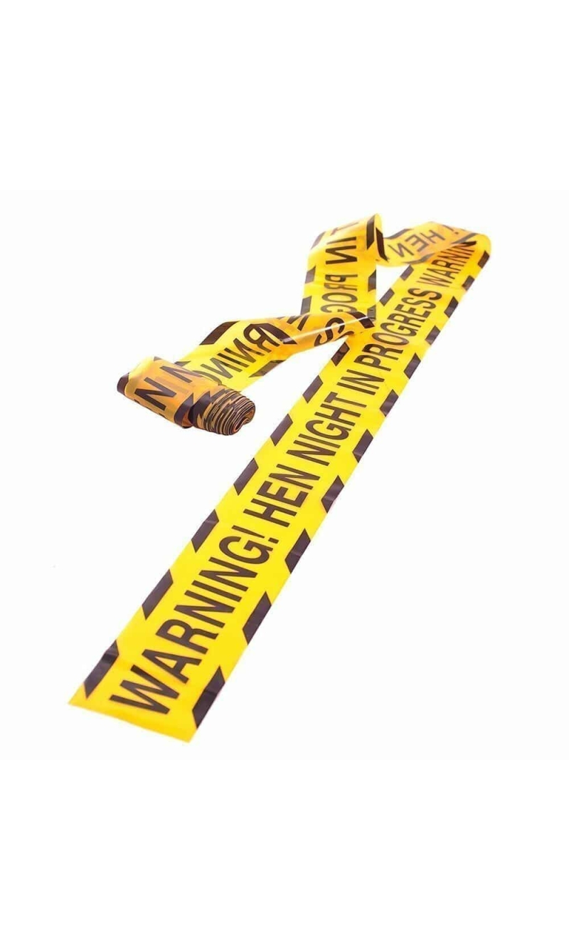 Warning Tape Hen Night