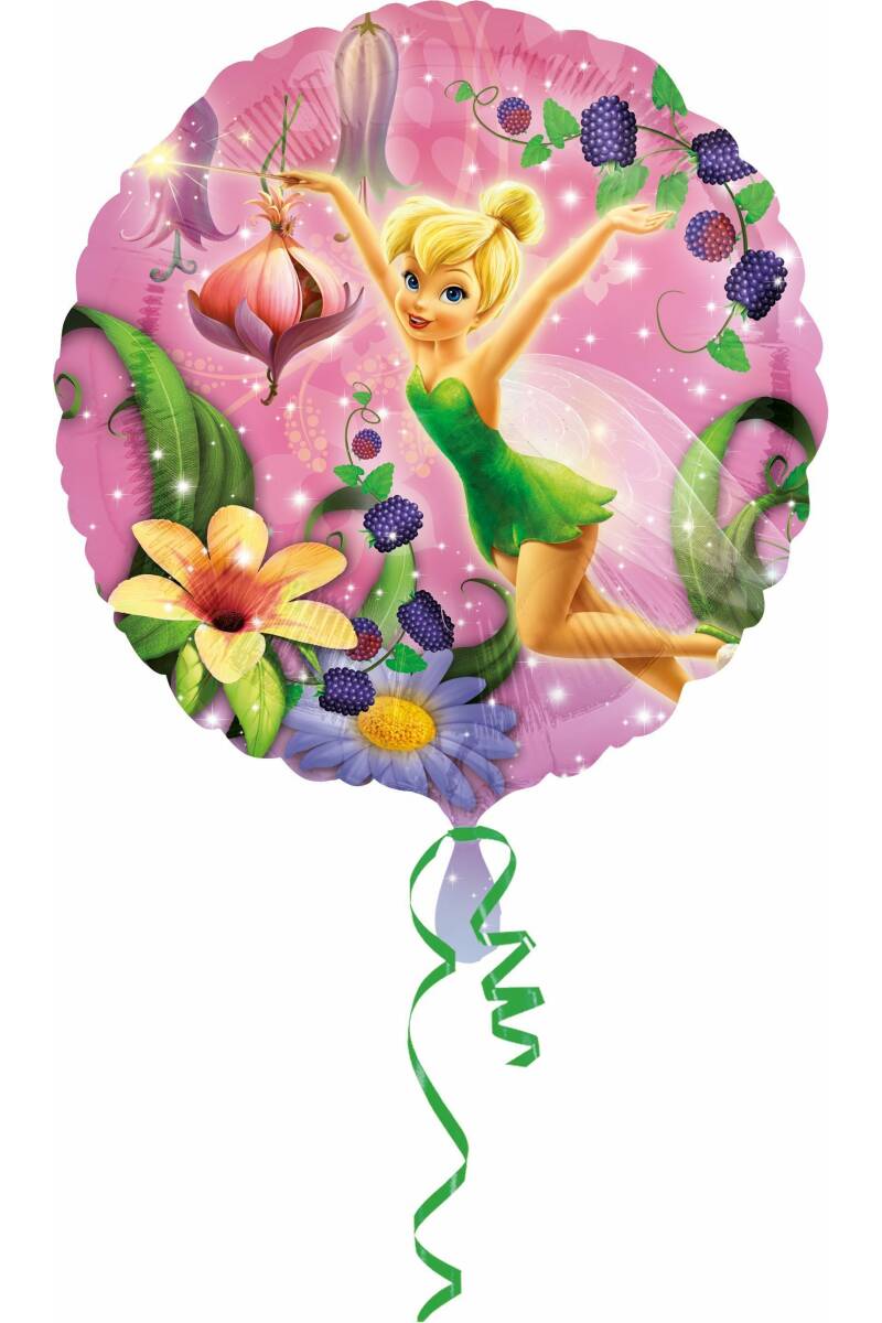 Tinkerbell Round Foil Balloon 17" (43cm)