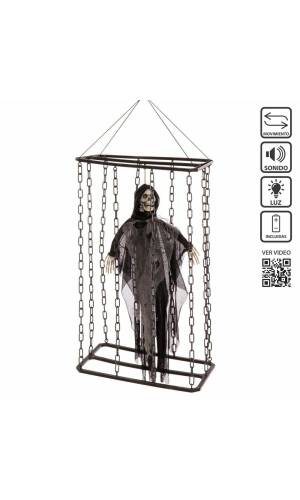 GHOST CAGE with Lights, Sound & Movement - 33x18.5x70cm