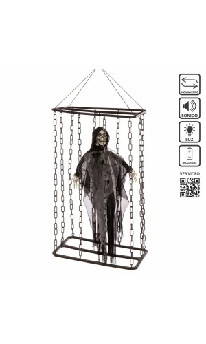 GHOST CAGE with Lights, Sound & Movement - 33x18.5x70cm