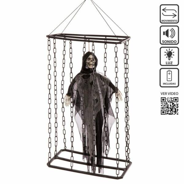 GHOST CAGE with Lights, Sound & Movement - 33x18.5x70cm