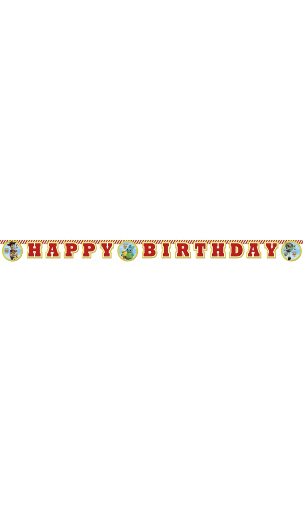 Disney Toy Story Paper Happy Birthday Die-Cut Banner