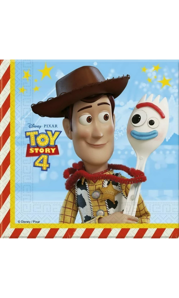 Disney Toy Story Paper Napkins (33x33cm) - 8pk