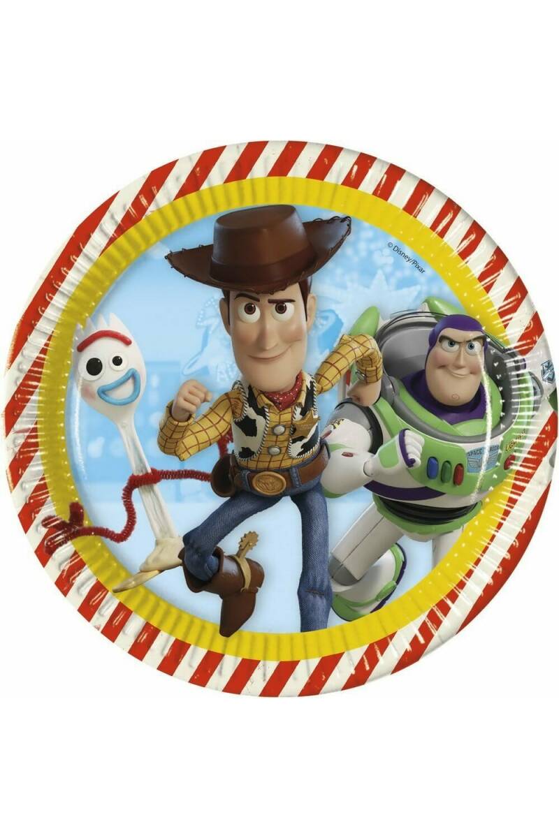 Disney Toy Story Paper Plates (23cm) - 8pk