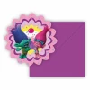 Trolls Die-Cut Invitations & Envelopes - 6pk