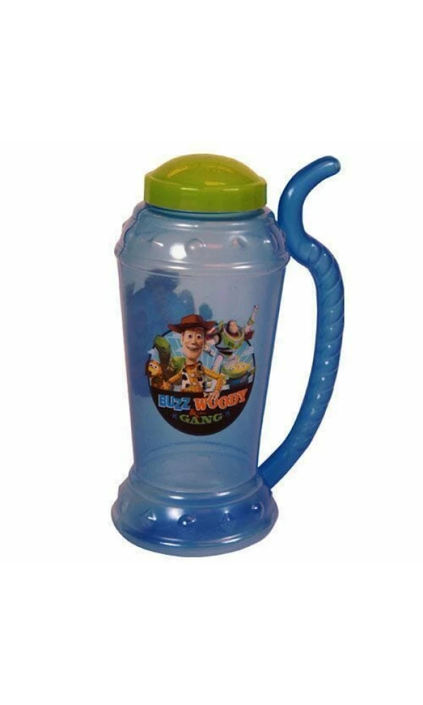 Toy Story Blue & Green Straw Sip Cup - 16cm x 13cm