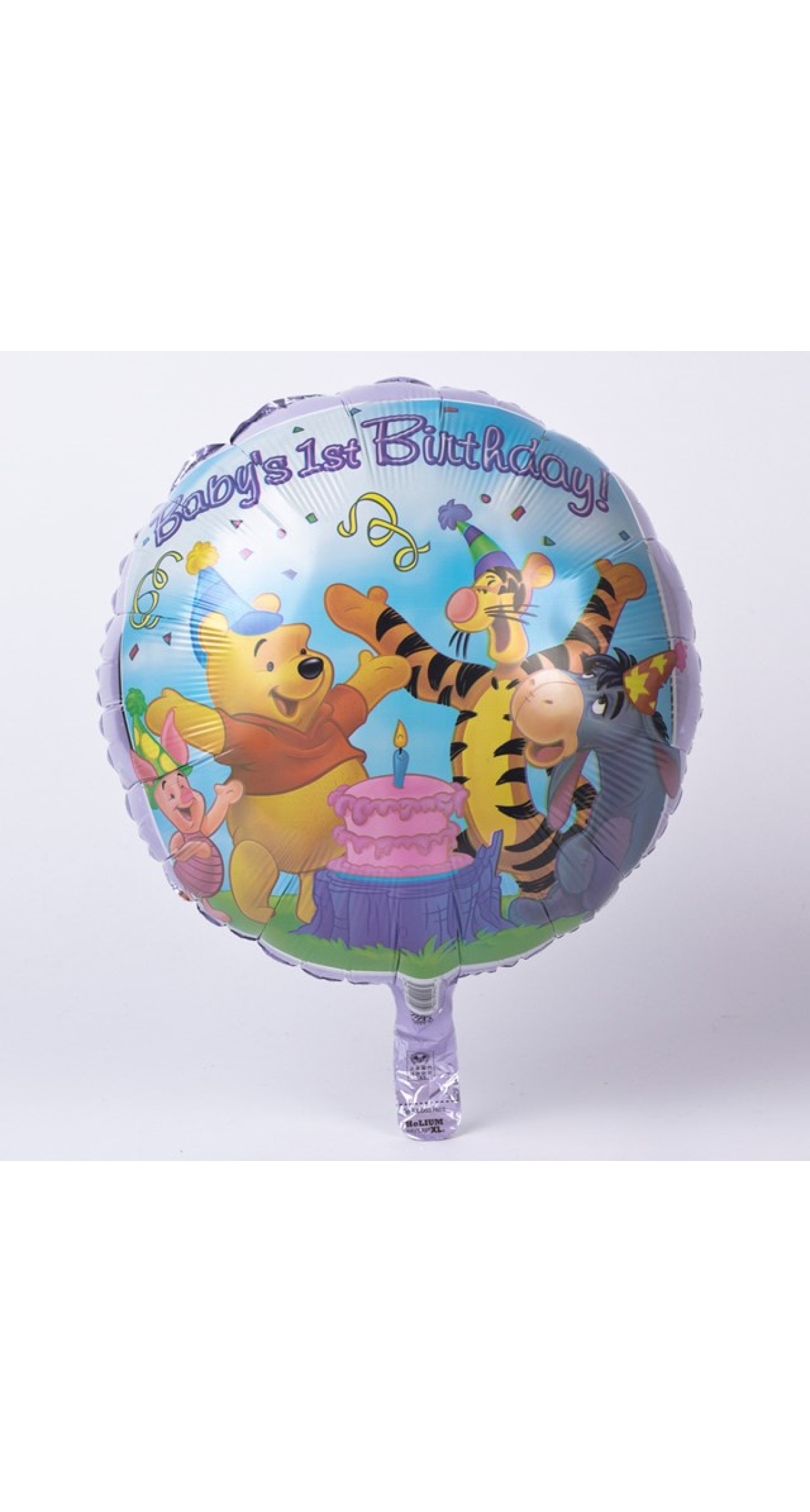 Winnie The Pooh Happy Birthday Round Foil Balloon 17"