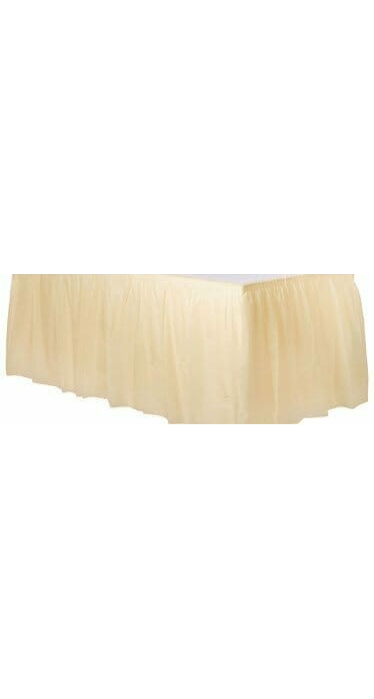 Vanilla Crème - Plastic Table Skirt 426 x 73cm