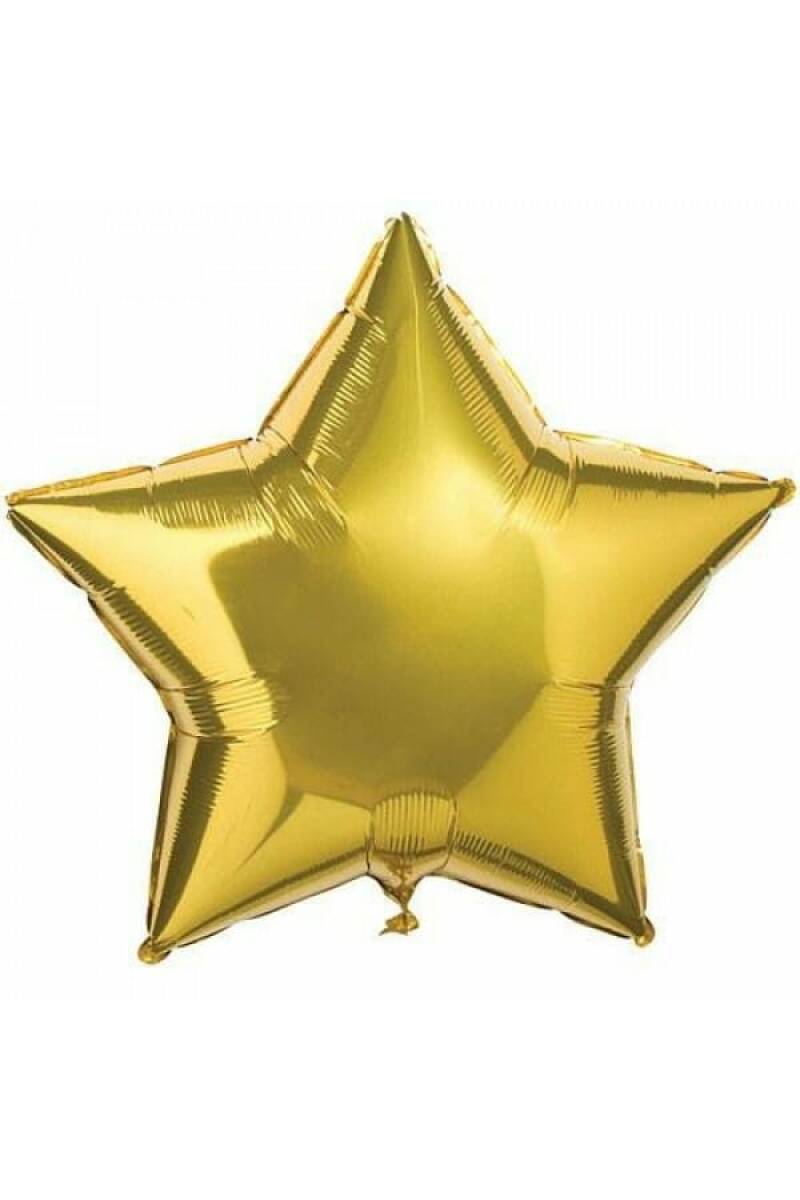 Gold Star Foil Balloon - 18''(46cm)