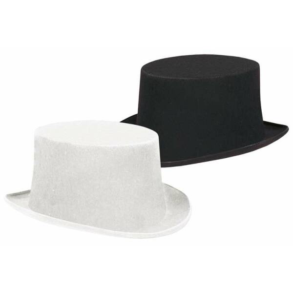 Top Hat Assorted Black / White - Adult One Size