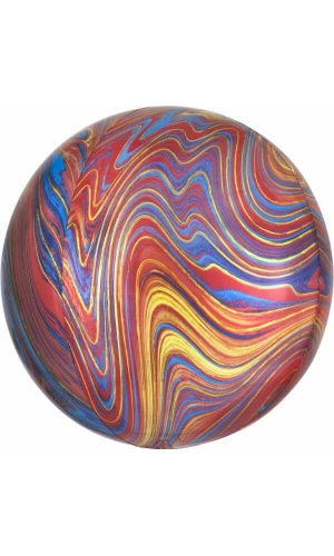 Marblez Colourful Orbz Foil Balloon – 38cm x 40cm