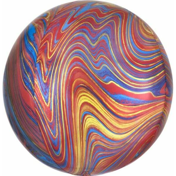 Marblez Colourful Orbz Foil Balloon – 38cm x 40cm