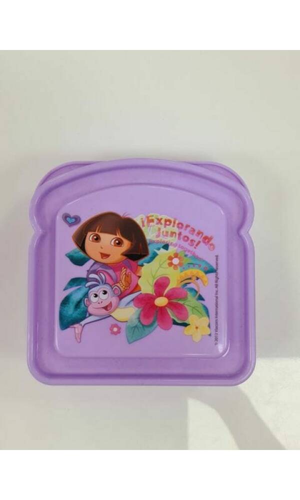 Dora the Explorer Sandwich Container - 13cm x 13cm