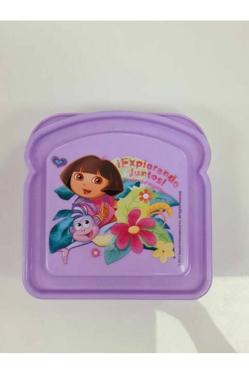 Dora the Explorer Sandwich Container - 13cm x 13cm