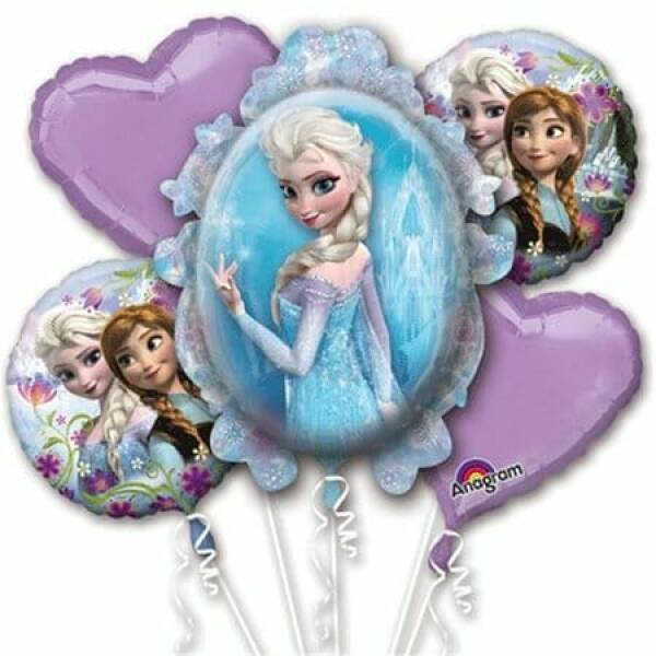 Disney Frozen Foil Balloon Bouquet - 5pk
