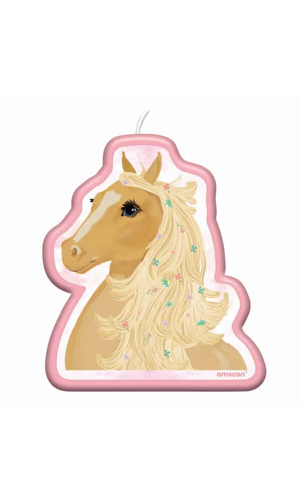 Beautiful Horses Candle