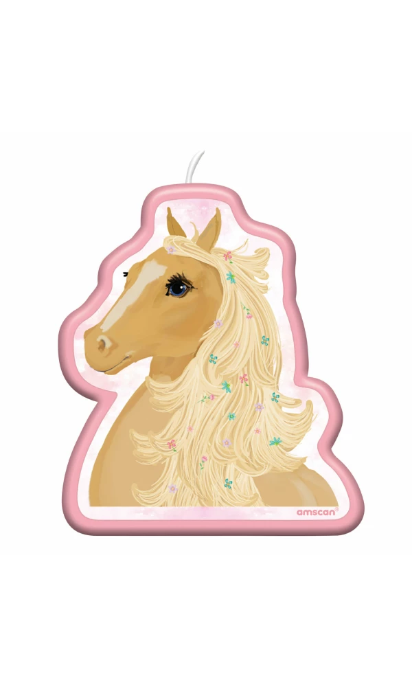Beautiful Horses Candle