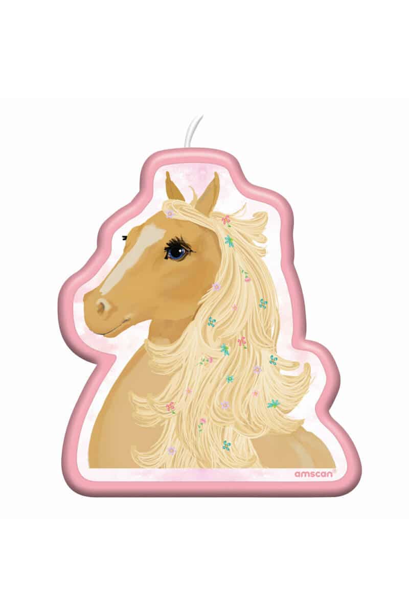 Beautiful Horses Candle