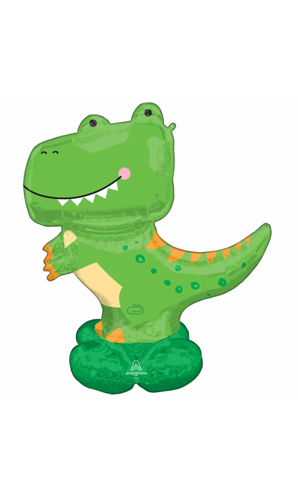 AirLoonz T-Rex Foil Balloon 114cm x 137cm - Air Fill Only