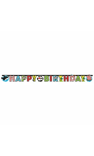 Pirate Letter Banner - 180 x 15cm