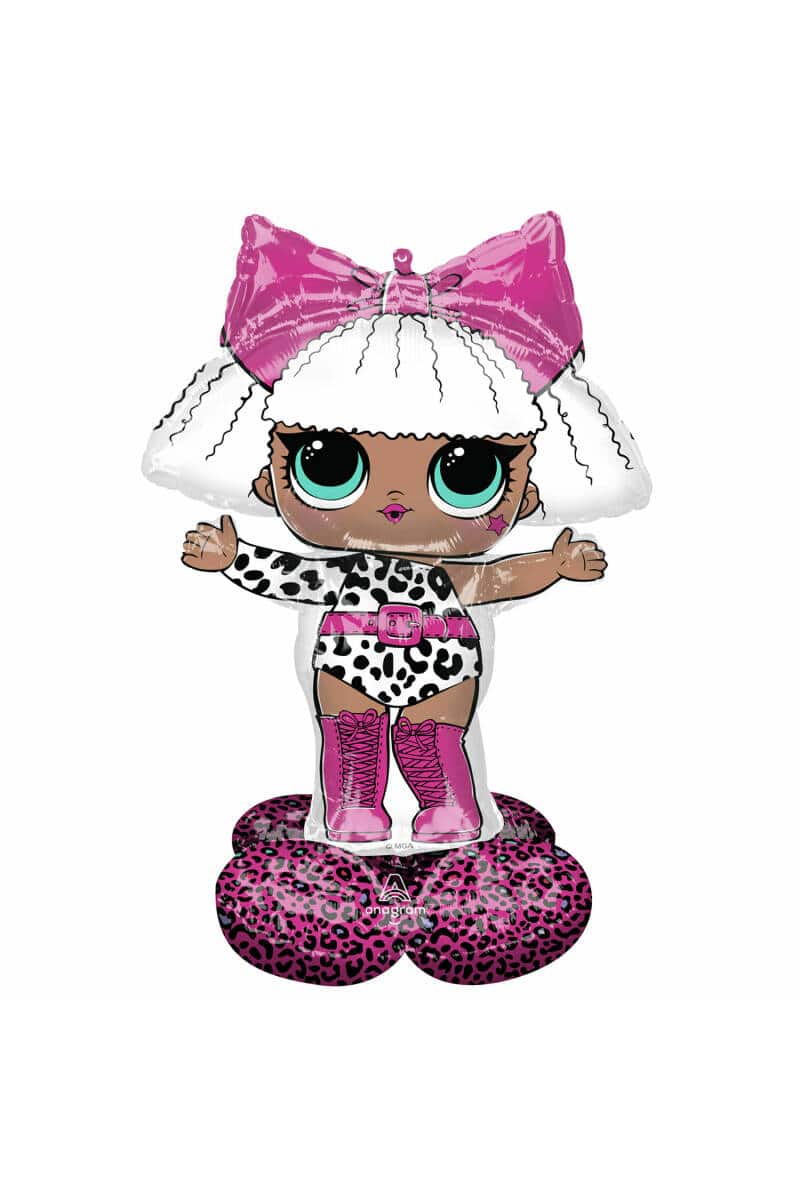 AirLoonz LOL Glam Diva Foil Balloon  88cm x 119cm - Air Fill Only