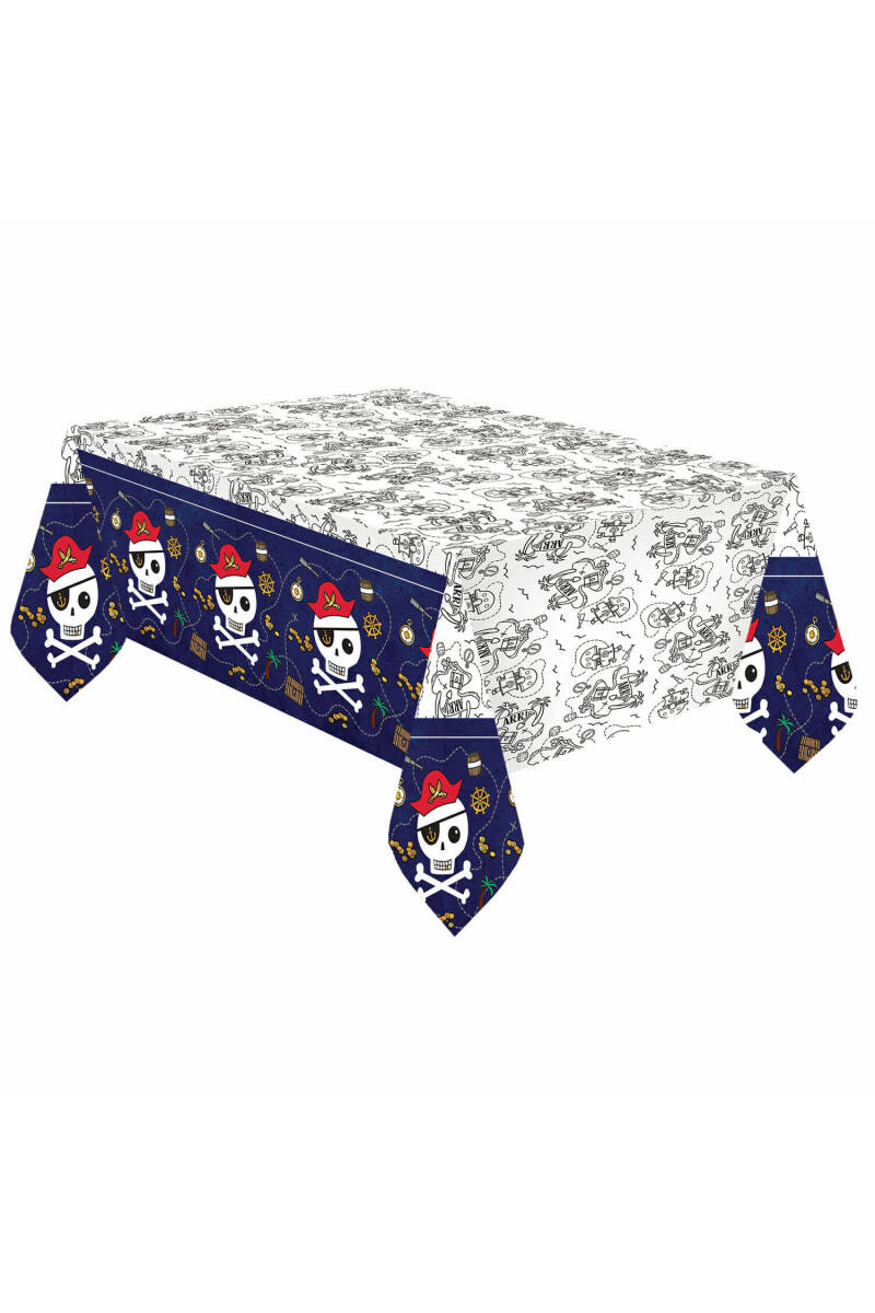 Pirates Map Paper Tablecover - 120 x 180cm