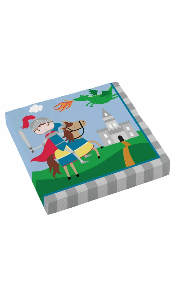 Knight Napkins 33 x 33cm - 20pk
